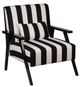 A & B Home Black/White  Accent Chair-0