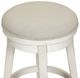 Liberty Furniture Modern Farmhouse Flea Market White/Gray Console Swivel Stool-4