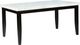 Steve Silver Co. Westby White Marble Top Dining Table with Ebony Base-0