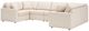Signature Design by Ashley® Modmax 6-Piece Oyster U-Shape Sectional-2