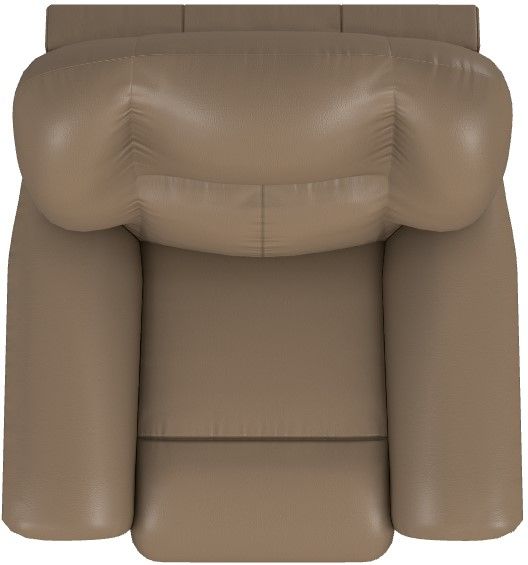 La-Z-Boy® Jasper Fawn Leather Power Rocking Recliner with Headrest and Lumbar-4