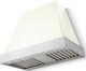 La Cornue CornuFé Euclid 36" Pure White Wall Mounted Range Hood with Polished Chrome Trim-0