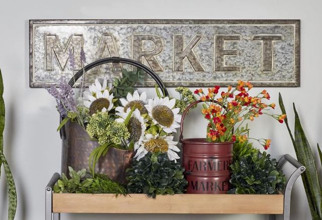 Deco Marche Gray Sign Wall Decor-4