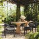 TOV Furniture Annika Black Outdoor Dining Arm Chair-1