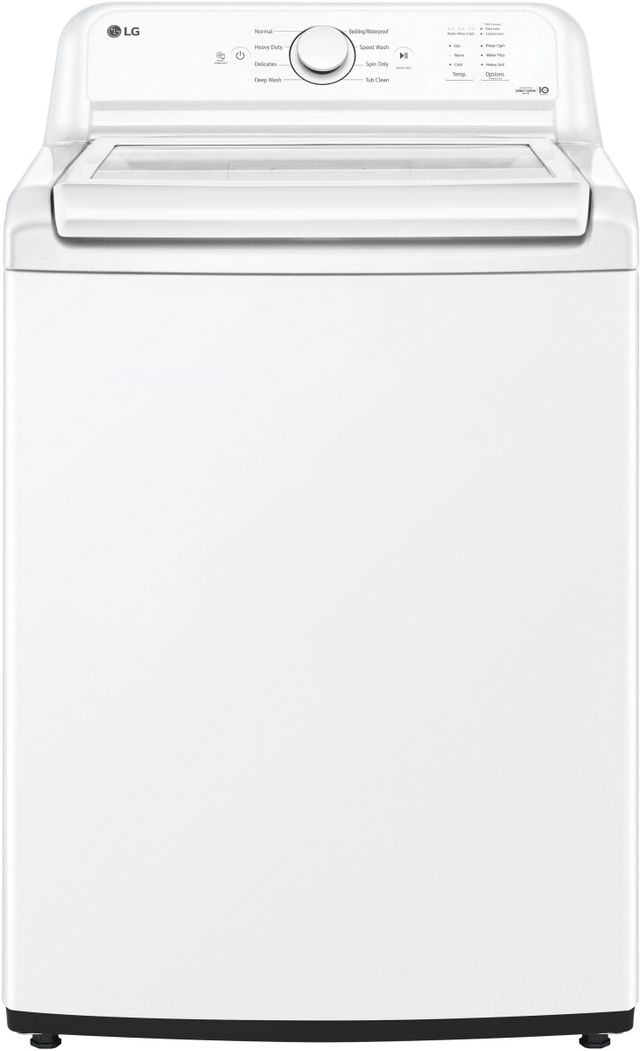 LG White Top Load Washer & Electric Dryer Laundry Pair-1