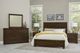 LM Co Home By Vaughan-Bassett Crafted Cherry by Ben & Erin Napier Dark Cherry King Plank Bed-1