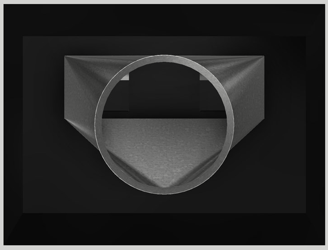 Vent-A-Hood® 36" Black Island Liner Insert-2