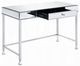 ACME Furniture Canine Mirrored Writing Desk with Chrome Base-2