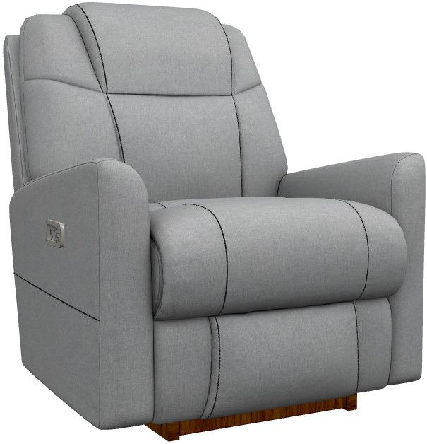La-Z-Boy® Sparrow Bluestone Power Rocking Recliner with Headrest-0