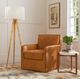Flexsteel® Customizable Beckett Leather 32" Swivel Chair-1