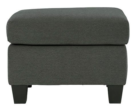 Signature Design by Ashley® Bayonne Charcoal Ottoman-1