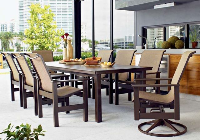 Telescope Casual Rectangular Balcony Height Parson Table without Hole-1