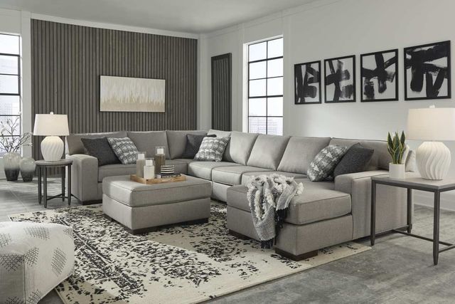 Benchcraft® Marsing Nuvella 6-Piece Slate Living Room Set-3
