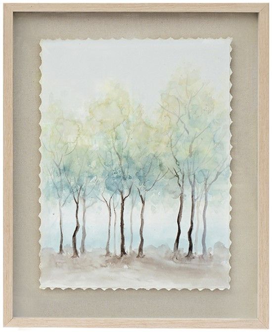 Crestview Collection Pastel Forest 4-Piece Wall Art Set-4