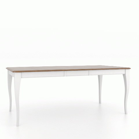 Canadel Customizable Gourmet 76" VC Base Dining Table with One Removable Leaf-2