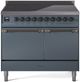 Ilve® Nostalgie II Series 40" Blue Grey Pro Style Induction Range-0