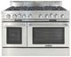 Capital Cooking™ Classic Chef 48" Stainless Steel Open Burner Pro Style Gas Range-0