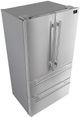 FORNO® Alta Qualita 40 in. 19.3 Cu. Ft. Stainless Steel French Door Refrigerator-1