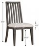Winners Only® Maybrook Dark Oak Slat Back Side Chair-1