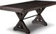 Handstone Customizable Rafters Maple 42x84 Trestle Table with 3x12” End Extensions-0