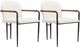 Zuo® Modern Sibu 2-Piece Black/Cream Dining Arm Chair Set-0