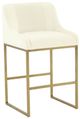 TOV Furniture Lisa by Inspire Me! Home Decor Cream/Gold Counter Stool-0