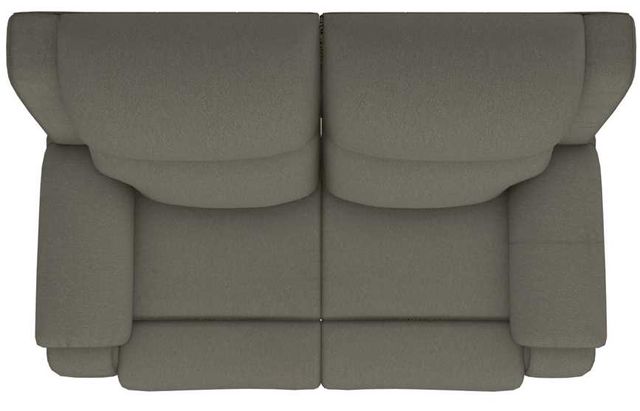 La-Z-Boy® Dorian Smoke Power Reclining Loveseat with Headrest and Lumbar-4