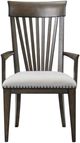 Riverside Furniture Forsyth Beige/Toasted Peppercorn Upholstered Arm Chair-1