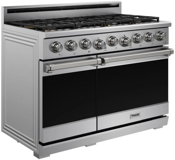 Thor Kitchen® X Series 48" Stainless Steel Freestanding Pro Style LP Gas Range-2