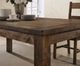 Coaster® Coleman 7-Piece Rustic Golden Brown Dining Table Set-3