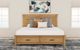 A-America® Glacier Point Golden Java California King Storage Panel Bed-1