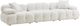 TOV Furniture Calliope 3-Piece Cream 118" Modular Sectional-0