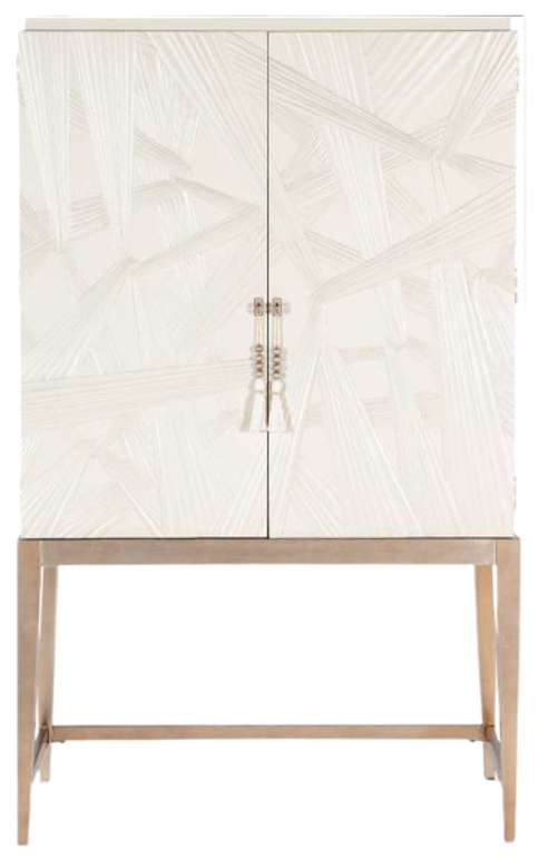 Hooker Furniture Melange Dream Weaver Bar Cabinet - Thumbnail 4
