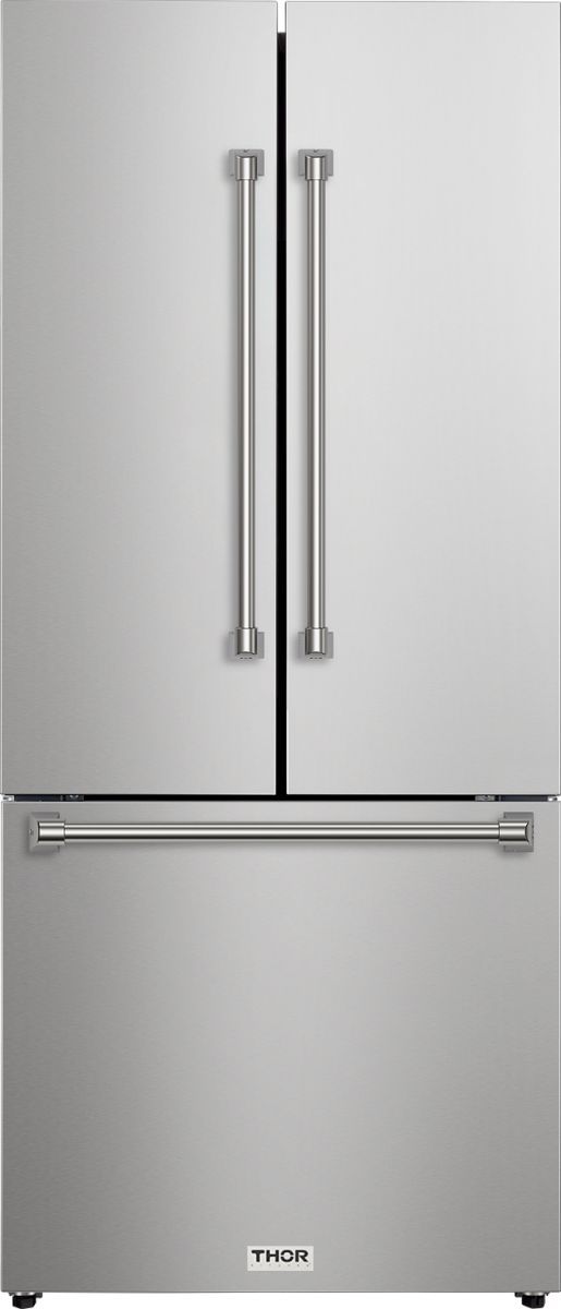 Thor Kitchen® Gordon Ramsay Series 30 in. 17.7 Cu. Ft. Stainless Steel Counter Depth French Door Refrigerator