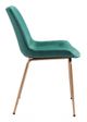 Zuo® Tony Green/Gold Dining Chair-2