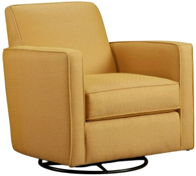Fusion Furniture Gold Mine Citrine Yellow Swivel Glider Chair-0