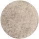 Feizy Cannes Light Gray/Brown 8' Round Rug-0