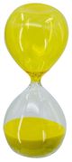 A & B Home Clear/Yellow Small Hourglass-1
