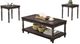 Furniture of America® Monango 3-Piece Weathered Gray Occasional Table Set-0