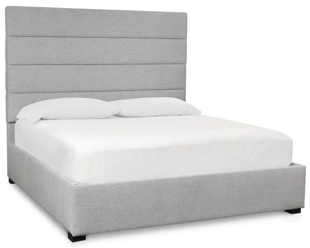 Bassett® Furniture Parkton Light Gray King Storage Bed-1