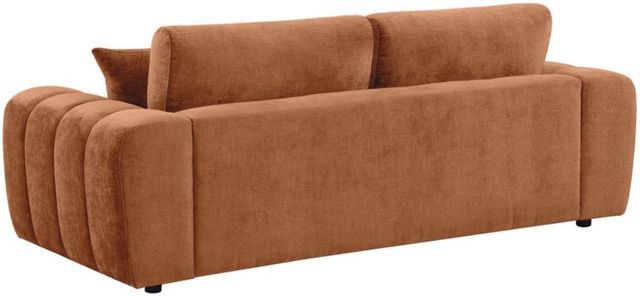 Coaster®  Burnett Burnt Orange Chenille Upholstered Wide Arm Sofa-4