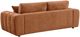 Coaster® Burnett Burnt Orange Chenille Upholstered Wide Arm Sofa-4