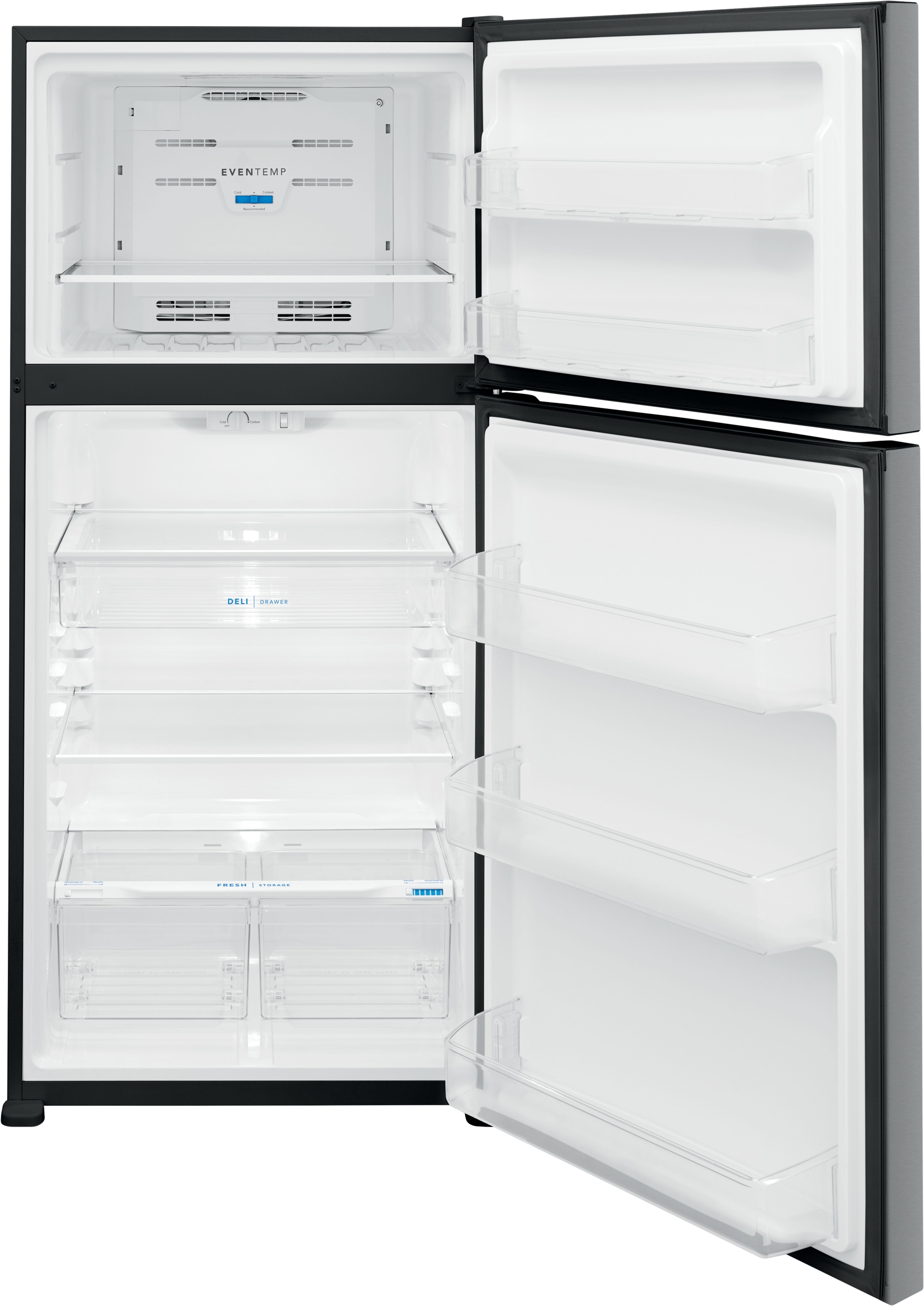 Gallery 30" 20 Cu.Ft. Stainless Steel Top Mount Refrigerator - Thumbnail 2