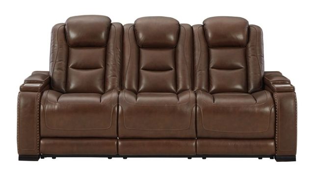 Signature Design by Ashley® The Man-Den 2-Piece Mahogany Living Room Set-1
