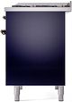 Ilve® Nostalgie II Series 40" Midnight Blue Pro Style Dual Fuel Range-4