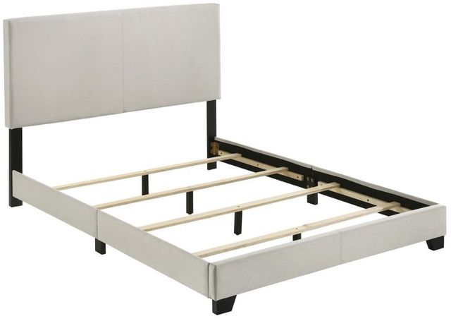 Coaster® Dorian Cream Full Upholstered Panel Bed -1
