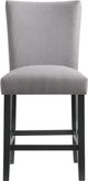 Elements International Beckley Black/Dark Grey Counter Stool-2