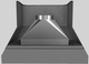 Vent-A-Hood® 42" Gunsmoke Euro-Style Wall Mounted Range Hood-4