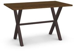 Amisco Customizable Alex 28" Solid Birch Table 