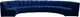 Meridian Furniture Infinity 7-Piece Navy Velvet Modular Sectional-0